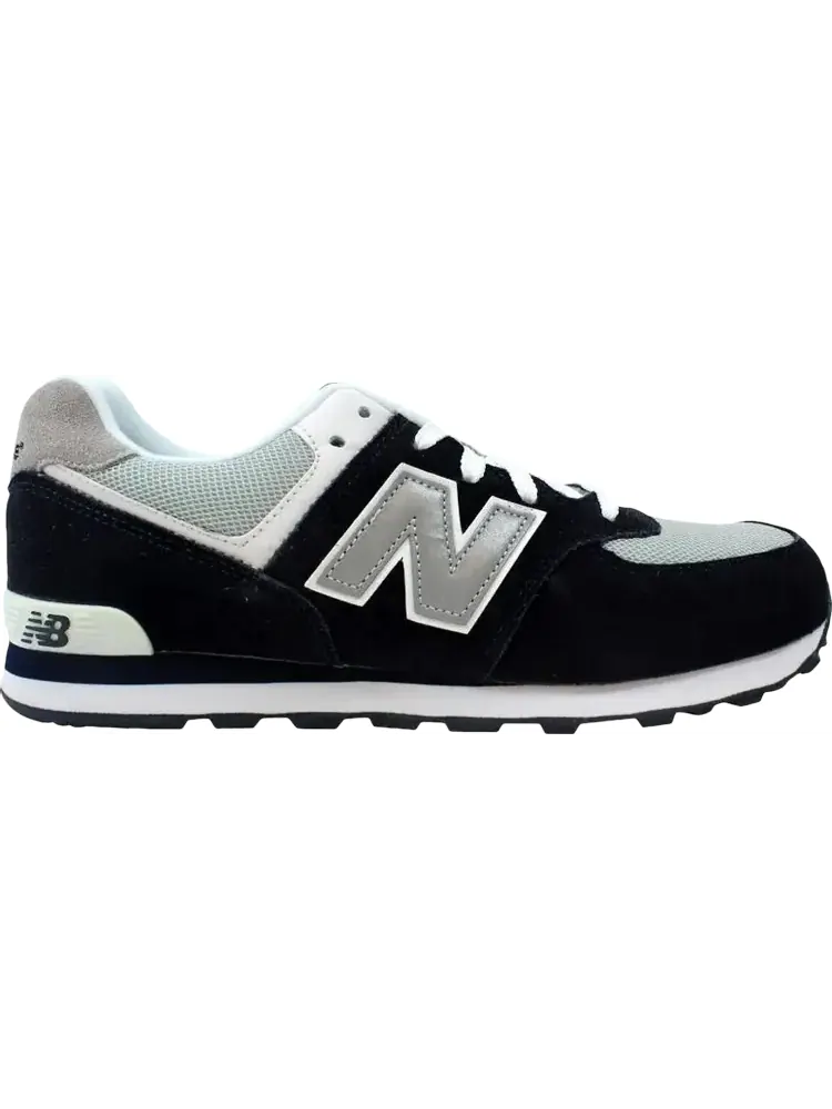 Детские кроссовки New Balance 574 — изображение 1 из 1, черный/серый