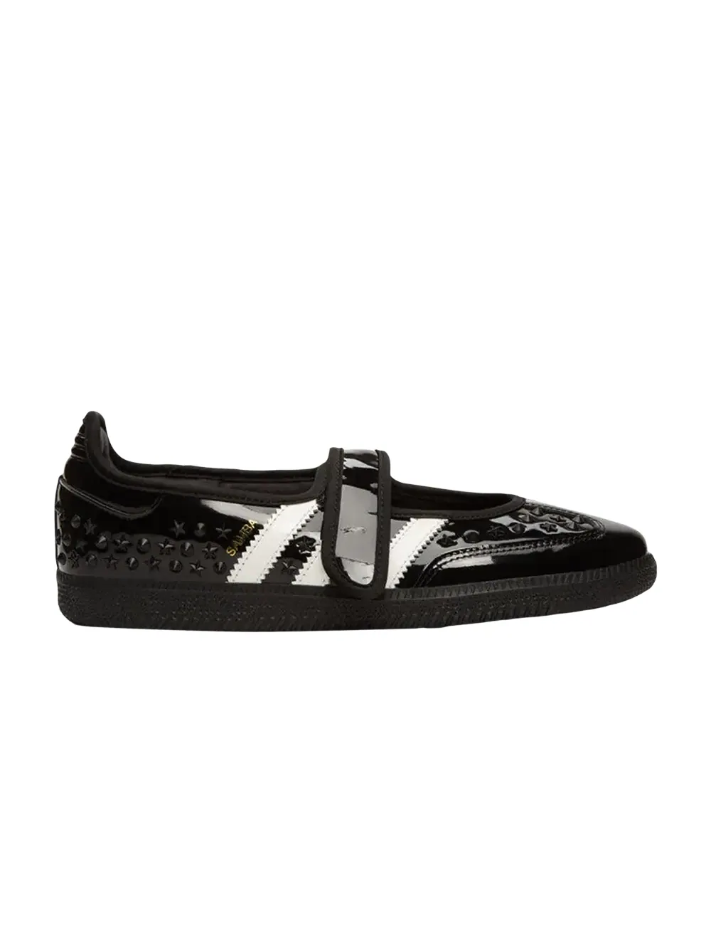 Женские кроссовки Adidas Samba Jane Studs Patent — изображение 1 из 1, черный/белый