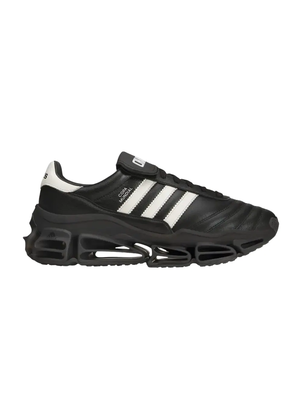Кроссовки Willy Chavarria x Adidas Megaride Copa — изображение 1 из 1, черный/белый/черный