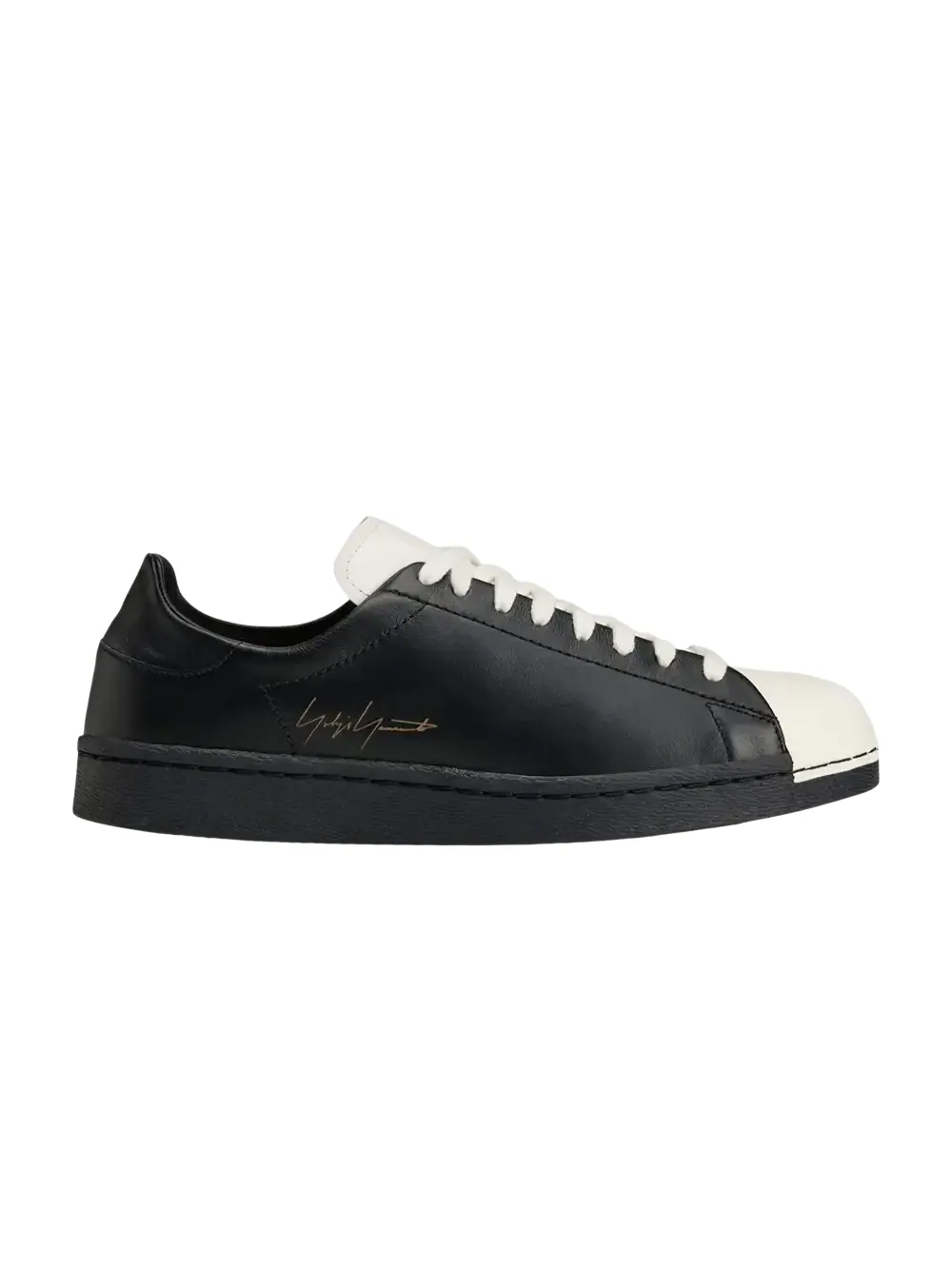 Кроссовки Adidas Y-3 Superstar — изображение 1 из 1, черный/черный/белый
