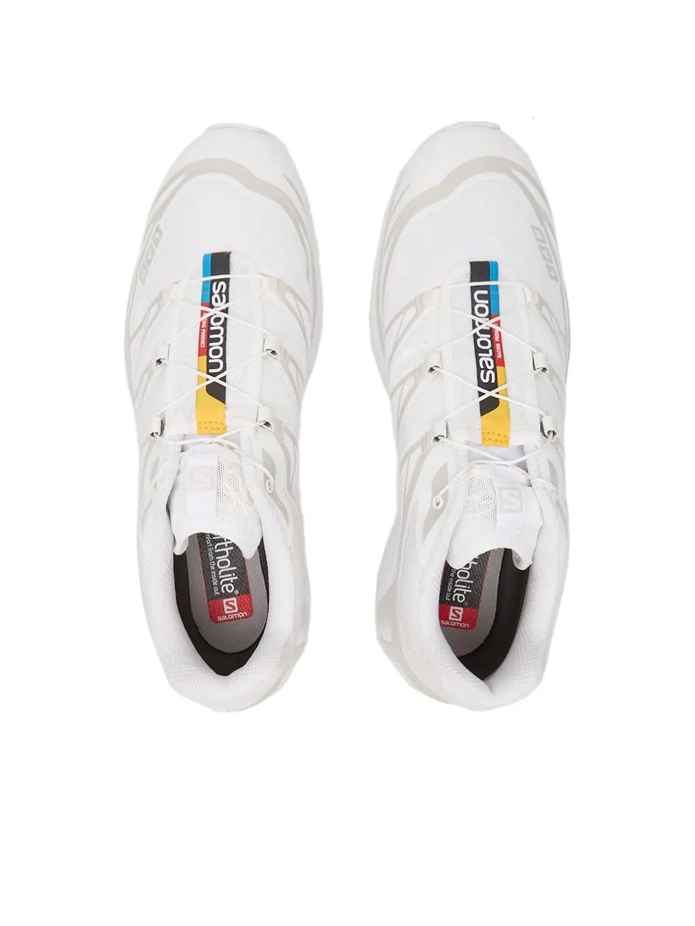 Кроссовки Salomon XT-6 Advanced White & Lunar Rock — изображение 4 из 5, белый
