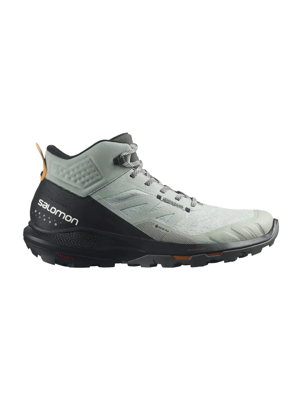 Кроссовки Outpulse Mid GORE-TEX Salomon — изображение 1 из 1, черный/оранжевый