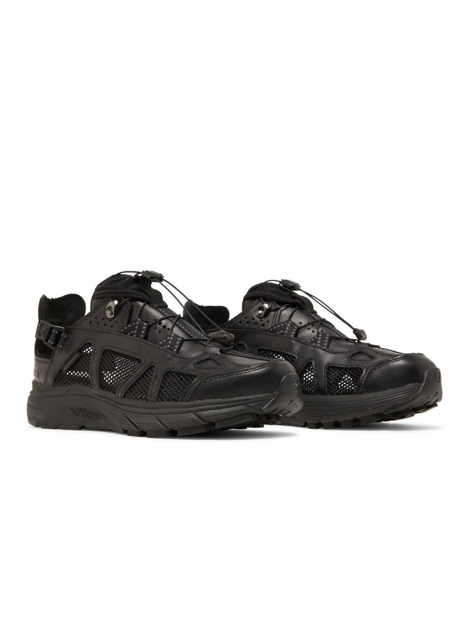 Кроссовки Techsonic Leather Advanced Salomon — изображение 8 из 8, черный/черный