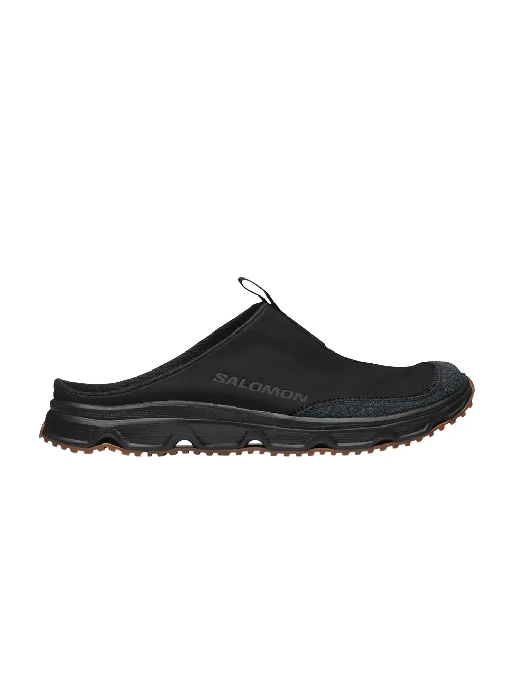 Шлепанцы RX Slide Leather Advanced Salomon — изображение 1 из 1, черный/черный
