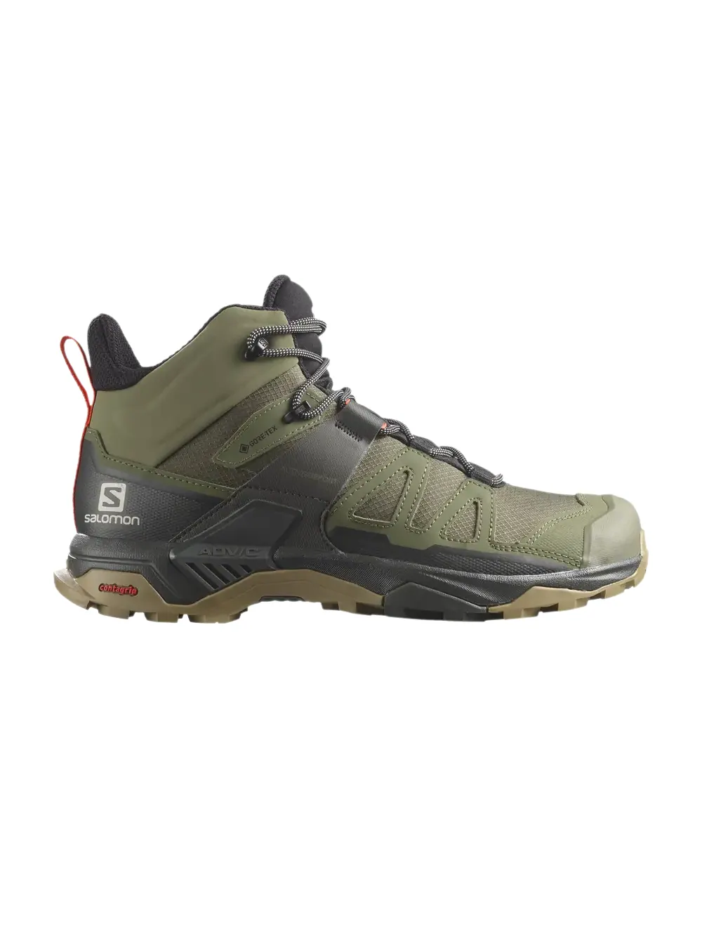 Кроссовки X Ultra 4 Mid GORE-TEX Salomon — изображение 1 из 1, глубокий зеленый