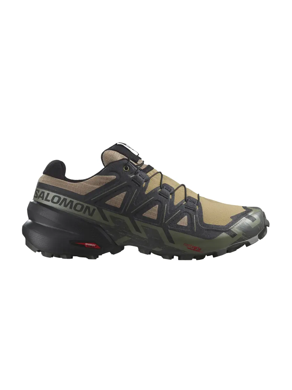 Кроссовки Speedcross 6 Salomon — изображение 1 из 1, черный/глубокий зеленый