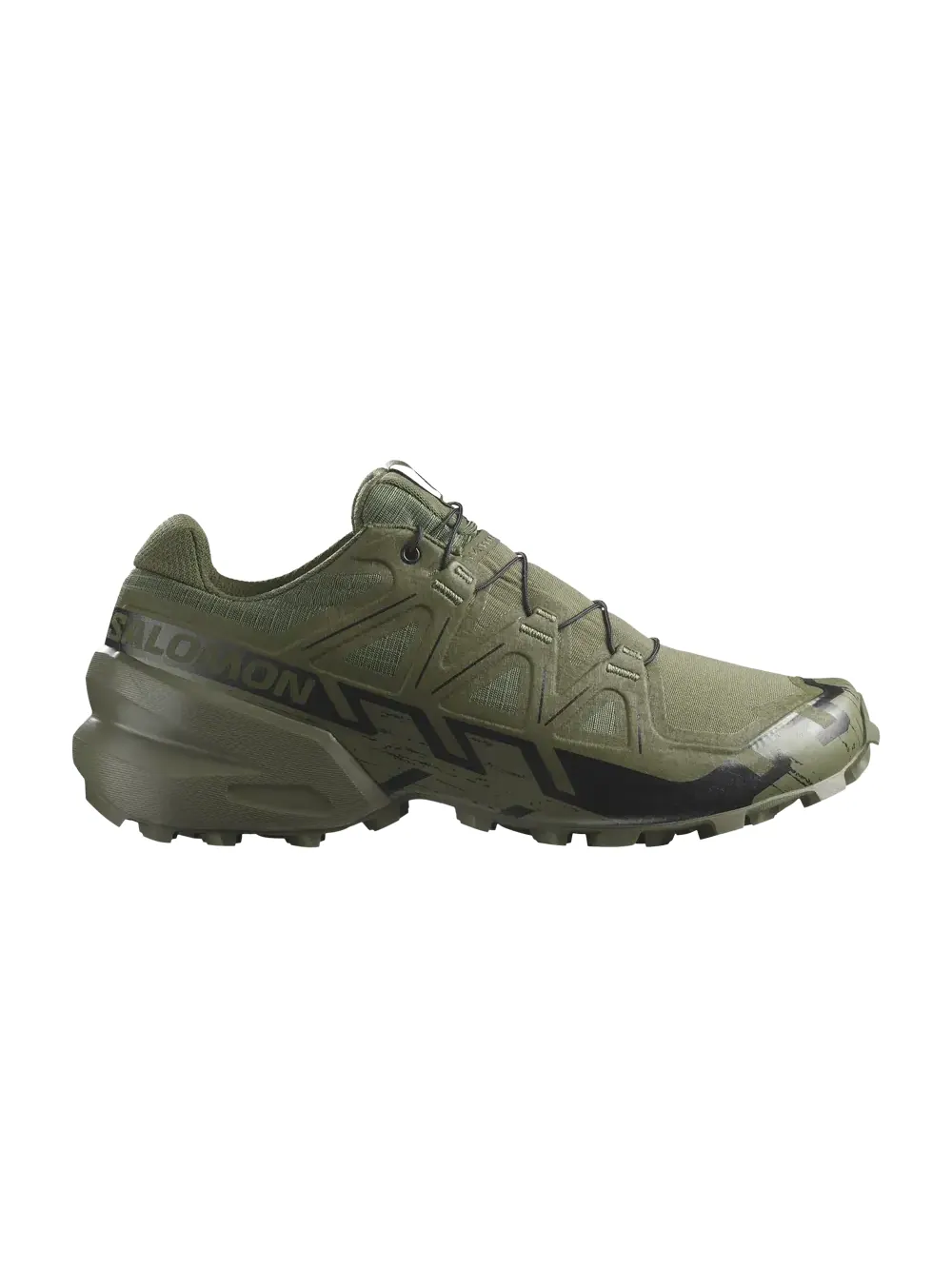 Кроссовки Speedcross 6 Force Salomon — изображение 1 из 1, зеленый/зеленый/черный