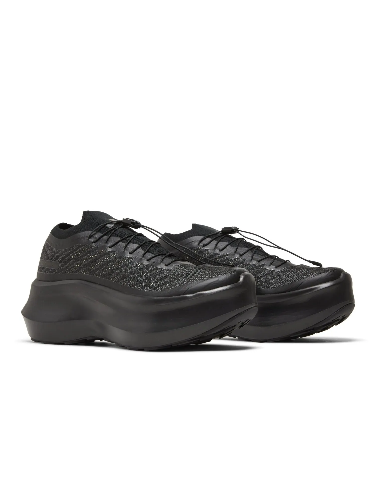 Кроссовки Comme des Garçons x Wmns Pulsar Platform Salomon — изображение 8 из 8, черный/черный/черный