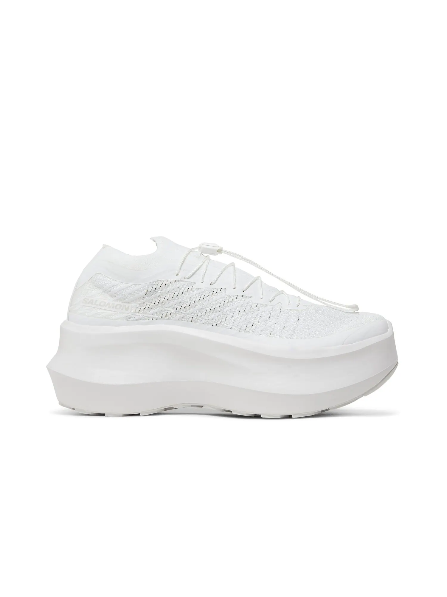 Кроссовки Comme des Garçons x Wmns Pulsar Platform Salomon — изображение 1 из 8, белый/белый/белый
