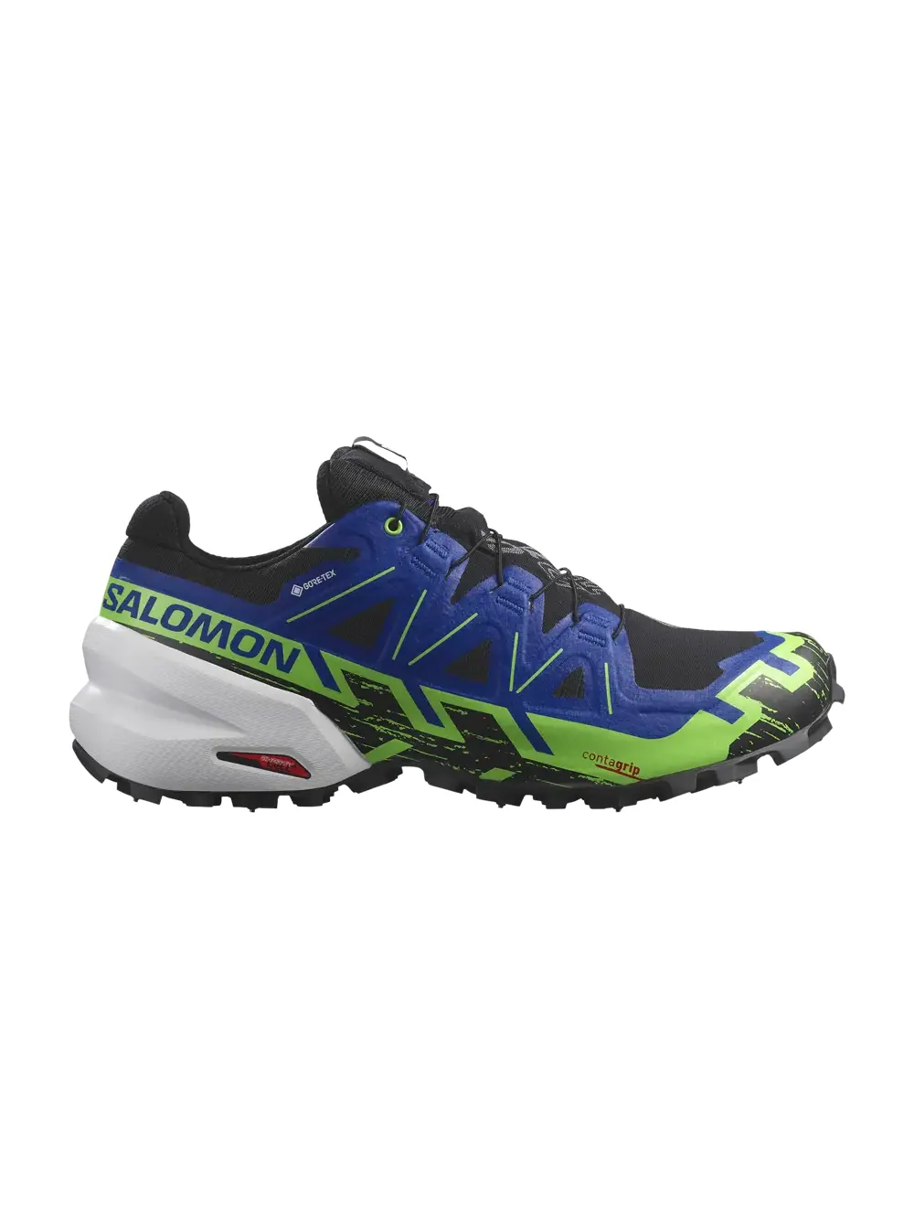 Кроссовки Spikecross 6 GORE-TEX Salomon — изображение 1 из 1, черный//зеленый