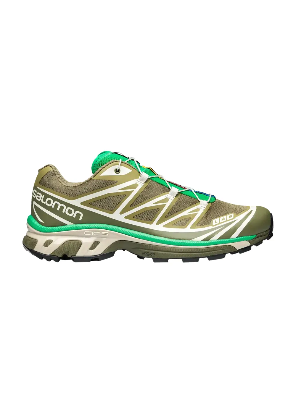 Кроссовки Salomon XT-6 женские — изображение 1 из 1, зеленый