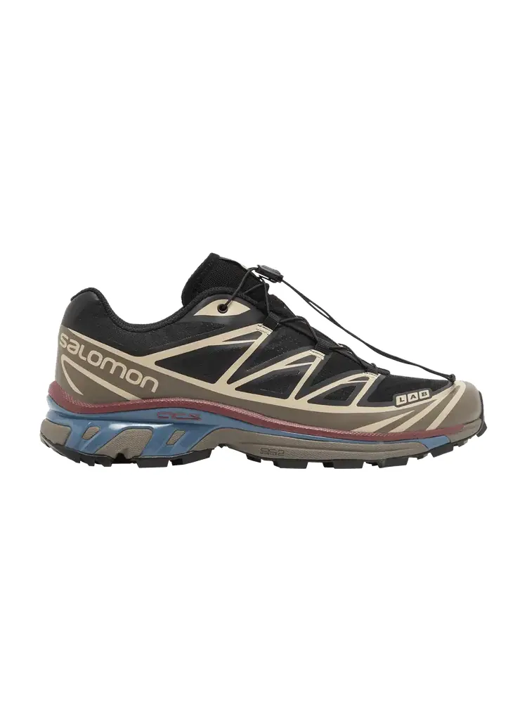 Кроссовки Salomon XT-6 'Black Phantom' — изображение 1 из 9, черный/черный