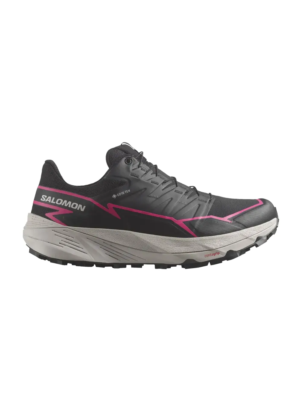Кроссовки Wmns Thundercross GORE-TEX Salomon — изображение 1 из 1, черный/черный/розовый