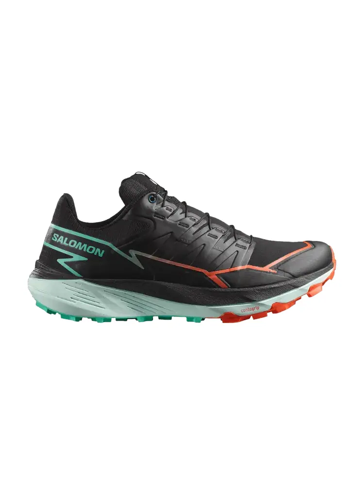 Кроссовки Salomon Thundercross Black Green Cherry Tomato — изображение 1 из 1, черный