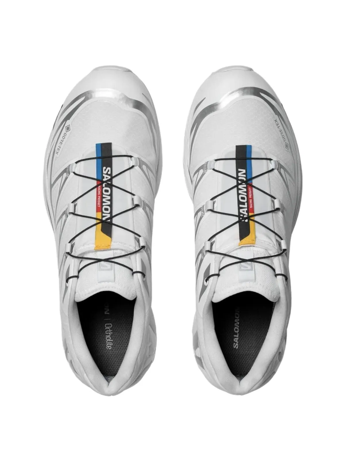 Кроссовки Salomon XT-6 GORE-TEX унисекс — изображение 3 из 6, белый/серебристый
