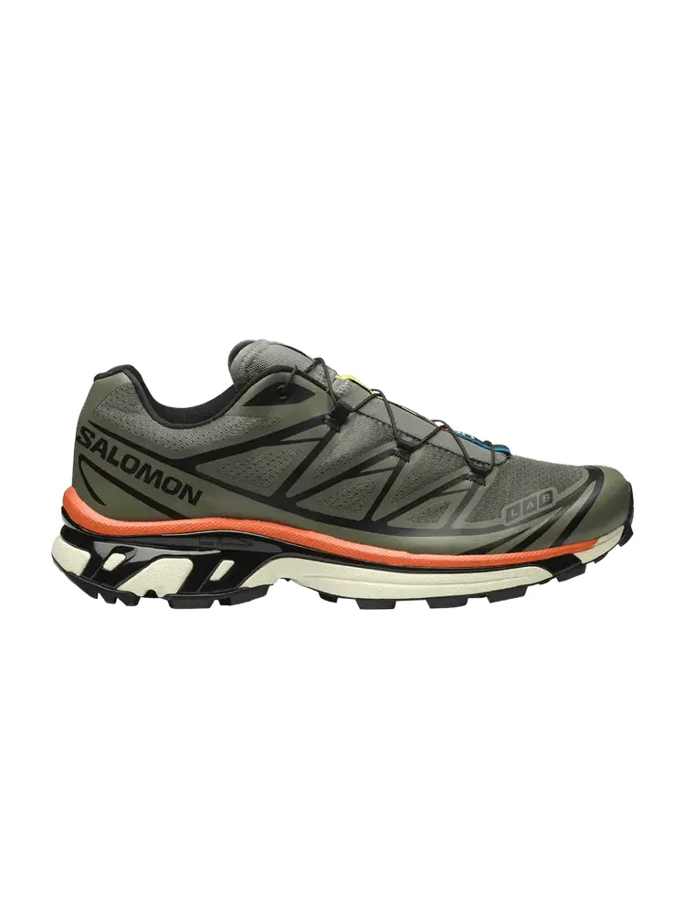 Кроссовки Salomon XT-6 Deep Lichen Green Marmalade — изображение 1 из 1, зеленый