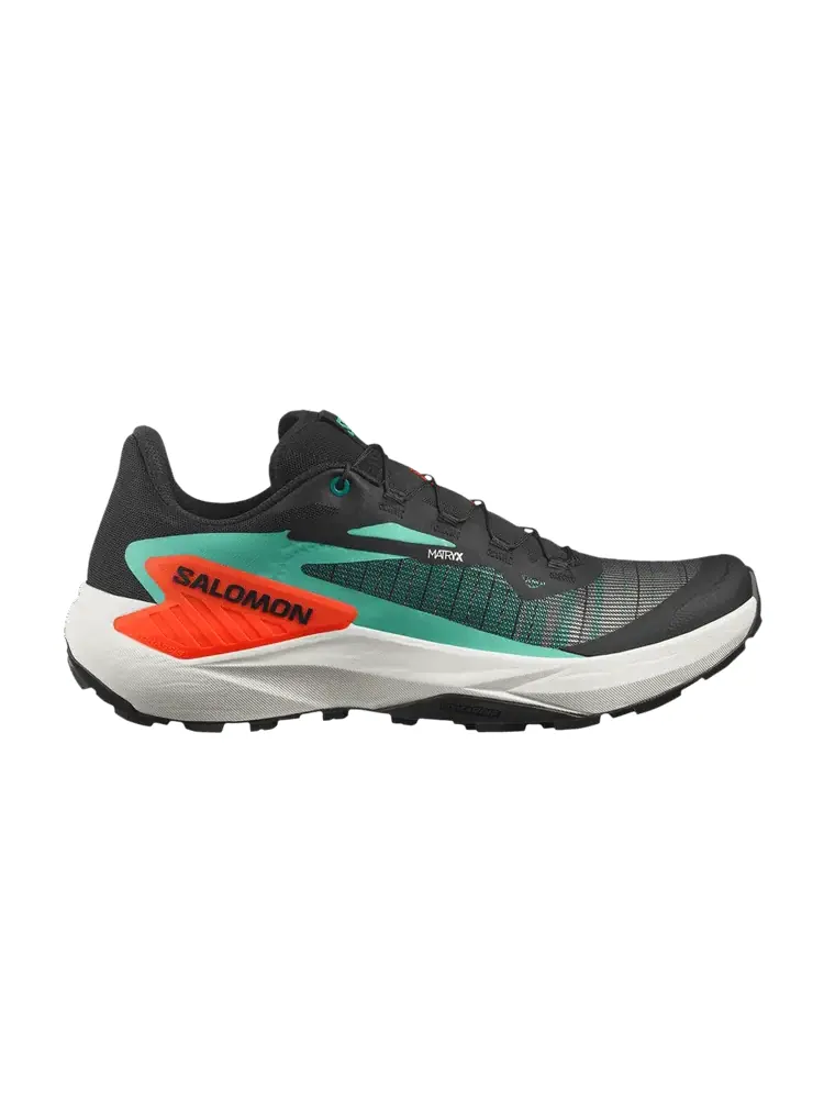 Кроссовки Salomon Genesis Black Green Cherry Tomato — изображение 1 из 1, черный