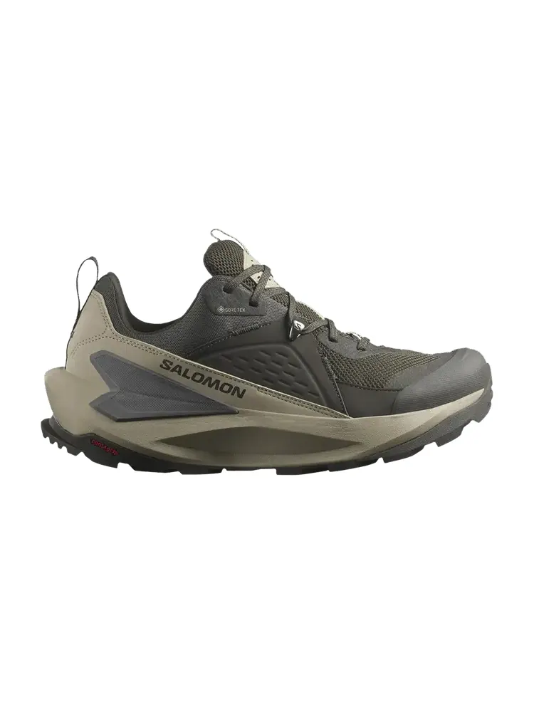 Кроссовки Salomon Elixir GORE-TEX Peat Vintage Khaki — изображение 1 из 1, зеленый