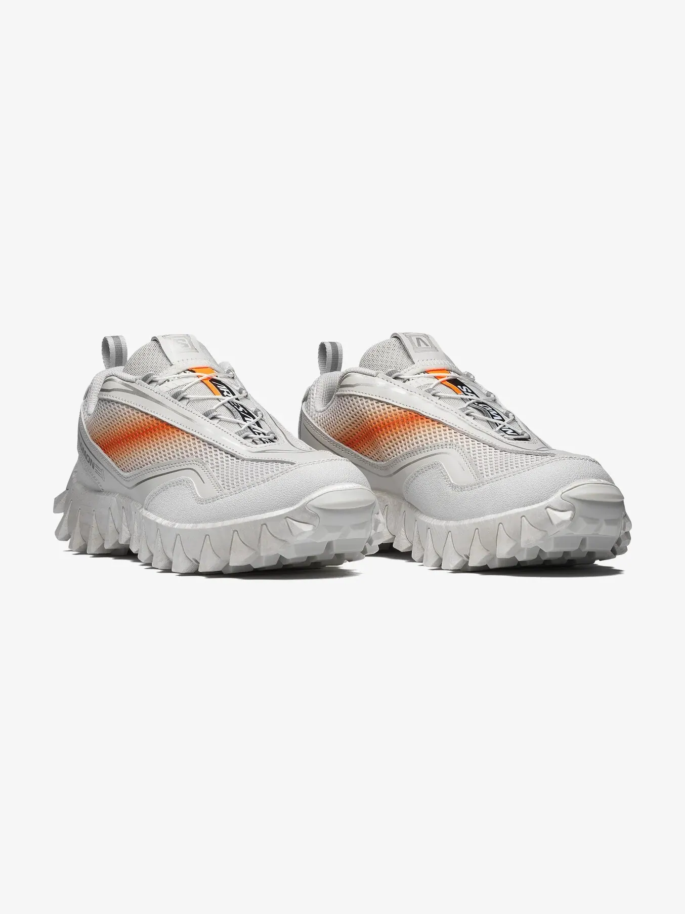 Кроссовки зимние унисекс Salomon Snowclog x Aries Arise — изображение 2 из 12, светло-серый/оранжевый