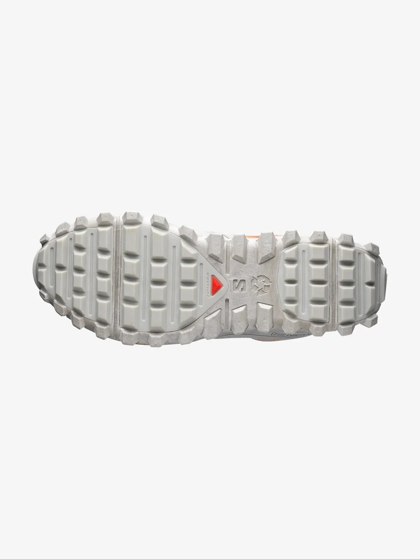 Кроссовки зимние унисекс Salomon Snowclog x Aries Arise — изображение 4 из 12, светло-серый/оранжевый