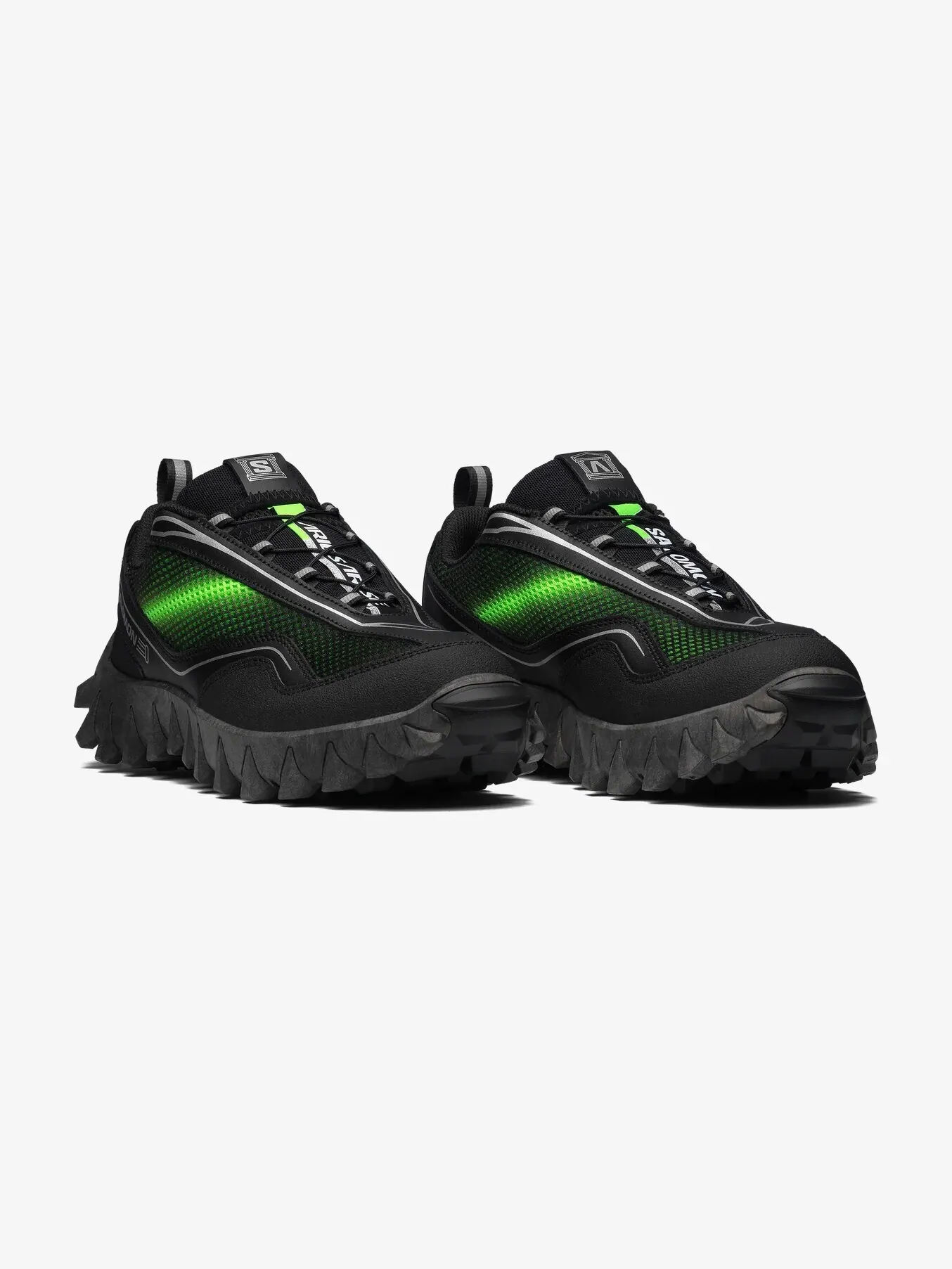 Кроссовки зимние унисекс Salomon Snowclog x Aries Arise — изображение 2 из 13, черный/зеленый