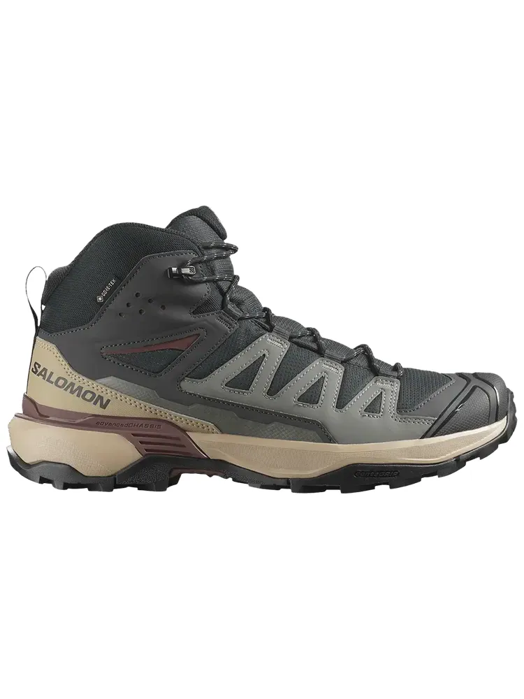 Кроссовки Salomon X Ultra 360 Mid GORE-TEX 'Phantom Desert Tan' — изображение 1 из 1, серый
