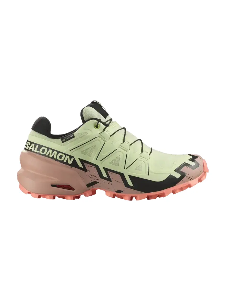 Кроссовки Wmns Speedcross 6 GORE-TEX 'Lime Cream Mahogany Rose' — изображение 1 из 1, кремовый розовый