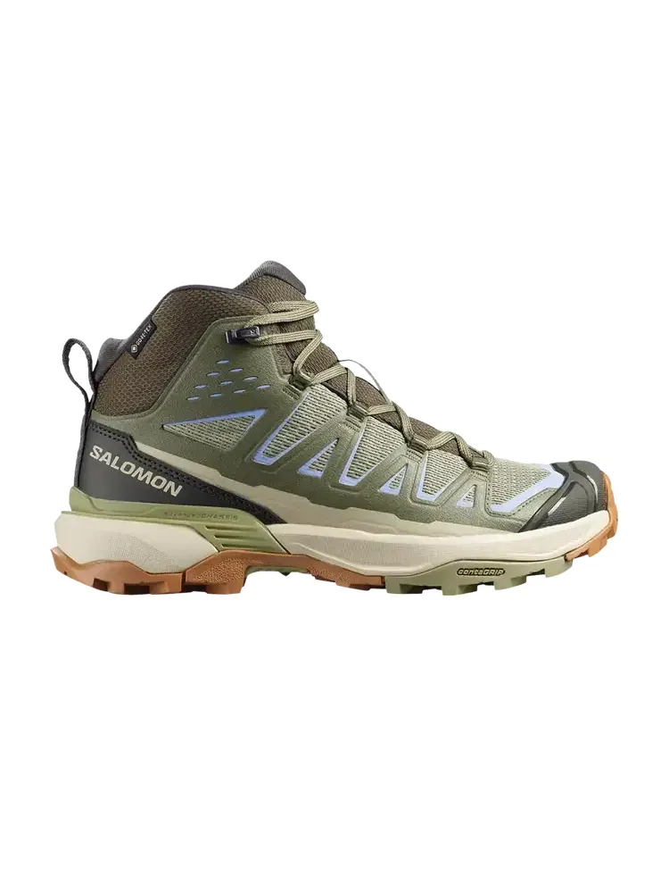 Кроссовки Salomon X Ultra 360 Edge Mid GORE-TEX — изображение 1 из 1, глубокий зеленый
