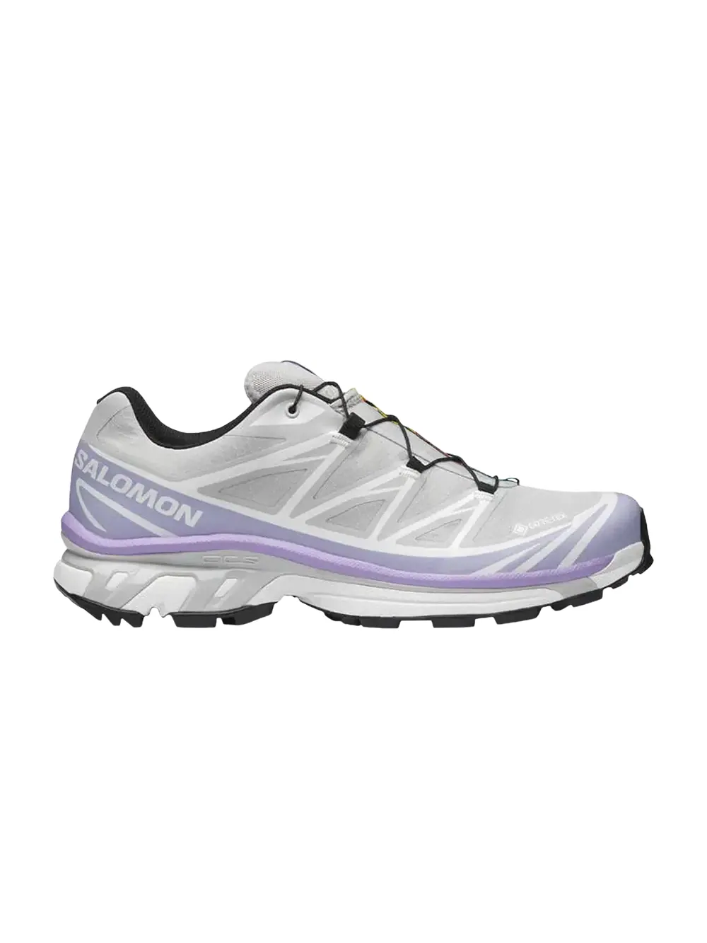 Кроссовки Salomon XT-6 GORE-TEX — изображение 1 из 1, серый/фиолетовый//белый