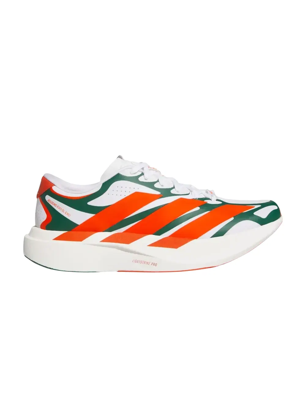 Кроссовки Adidas Adizero Evo SL Exo "Miami Hurricanes" — изображение 1 из 1
