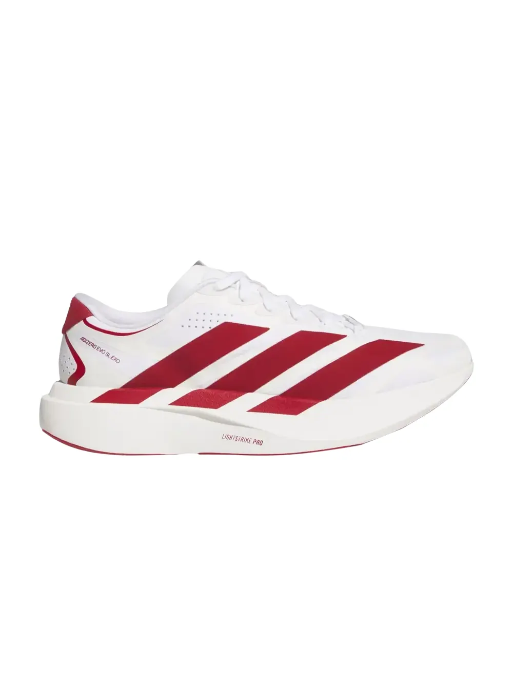 Кроссовки Adidas Adizero Evo SL Exo "Indiana Hoosiers" — изображение 1 из 1, белый/красный/белый