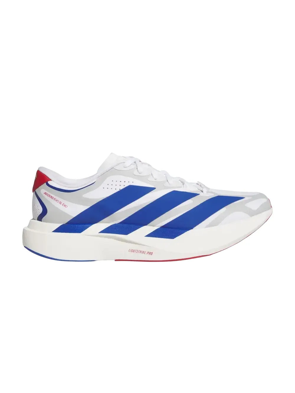 Кроссовки Adidas Adizero Evo SL Exo "Kansas Jayhawks" — изображение 1 из 1, белый//красный