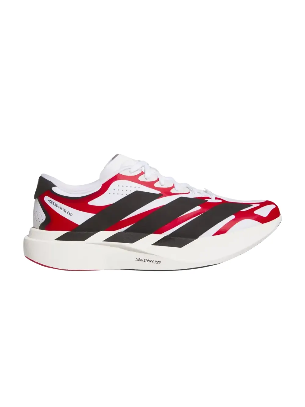 Кроссовки Adidas Adizero Evo SL Exo "North Carolina State Wolfpack" — изображение 1 из 1, белый/красный/черный
