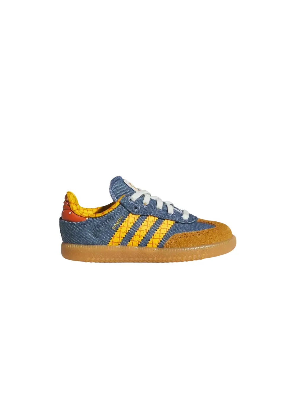 Кроссовки Pixar Toy Story x Adidas Samba OG I — изображение 1 из 1, синий/желтый/белый