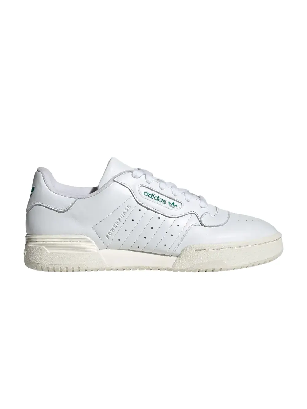 Кроссовки Adidas PowerPhase — изображение 1 из 1, белый/зеленый/белый