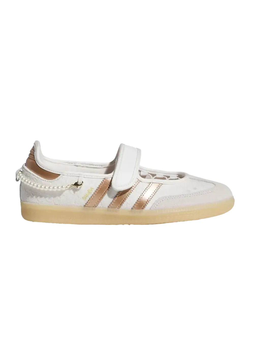 Кроссовки Adidas Wmns Samba Jane — изображение 1 из 1, белый//оранжевый