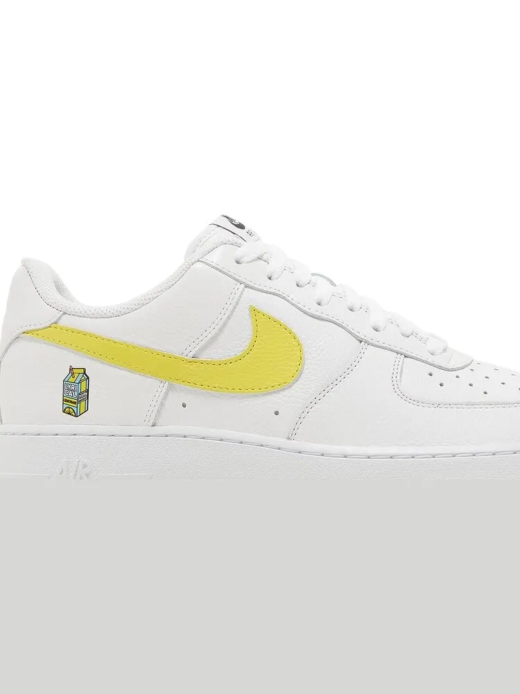 Кроссовки Nike Lyrical Lemonade x Air Force 1 Low 'Think Deep Don't Sink' — изображение 2 из 7, белый