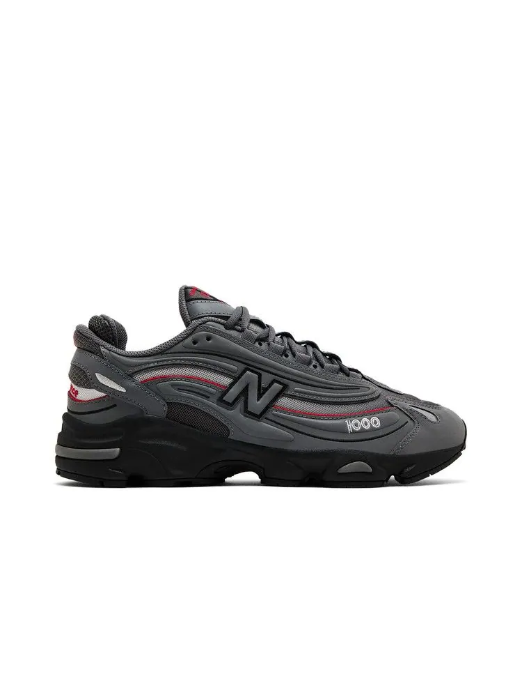 Кроссовки New Balance 1000 'Grey Red' JD Exclusive — изображение 2 из 9, серый/красный