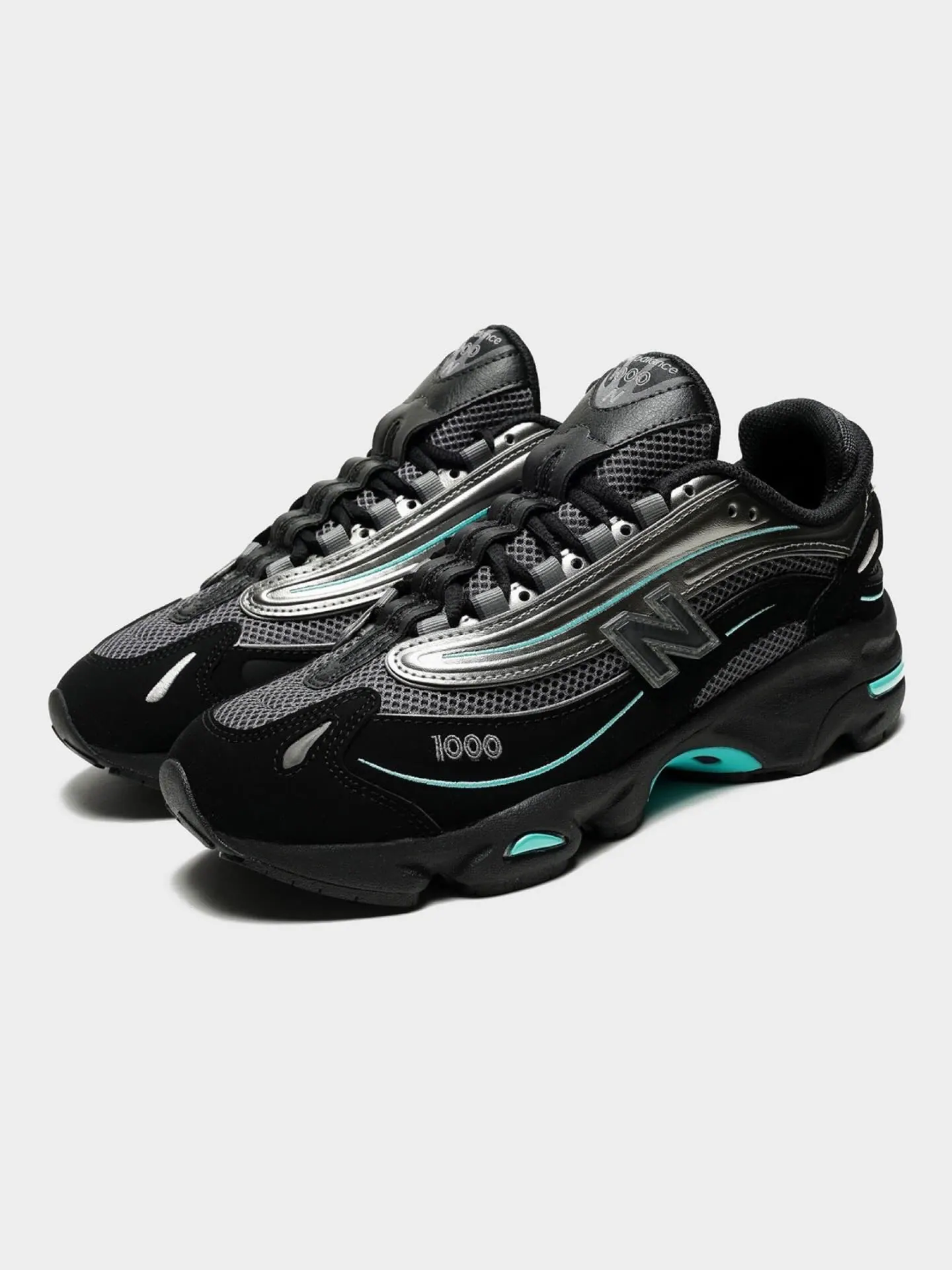 Кроссовки New Balance 1000 JD Exclusive — изображение 2 из 9, голубой