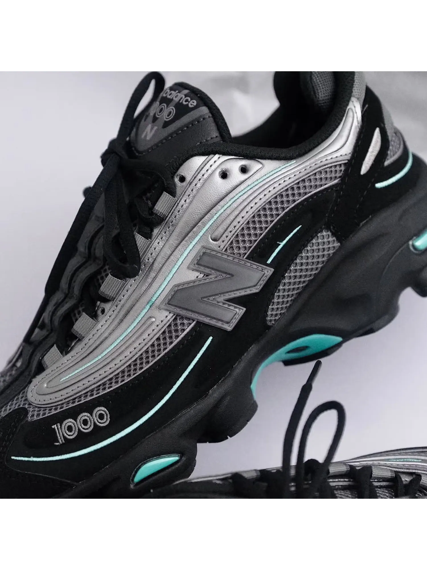 Кроссовки New Balance 1000 JD Exclusive — изображение 8 из 9, голубой
