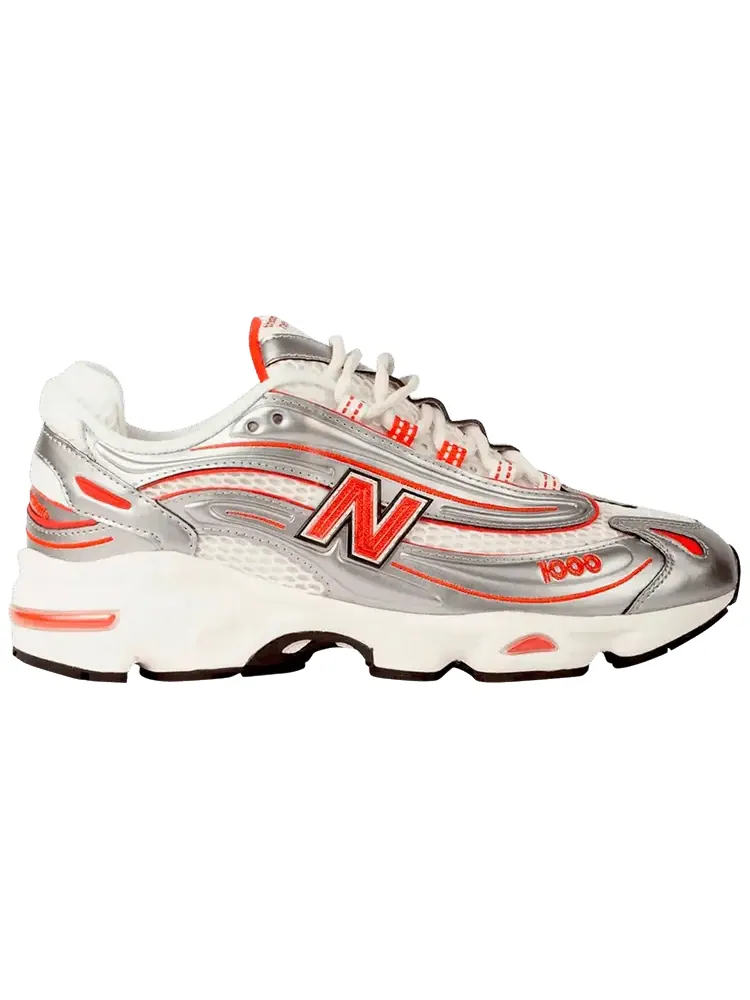 Кроссовки New Balance thisisneverthat x 1000 'Silver Valiant Poppy' — изображение 1 из 1, серебристый