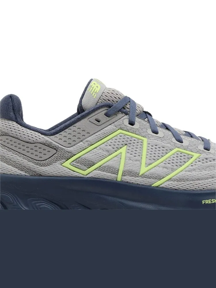 Кроссовки Fresh Foam X 1080v13 2E Wide 'Raincloud Indigo Lime' — изображение 2 из 4, серый