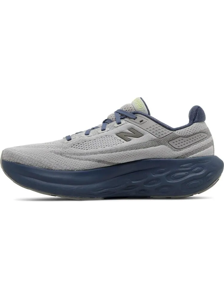 Кроссовки Fresh Foam X 1080v13 2E Wide 'Raincloud Indigo Lime' — изображение 3 из 4, серый