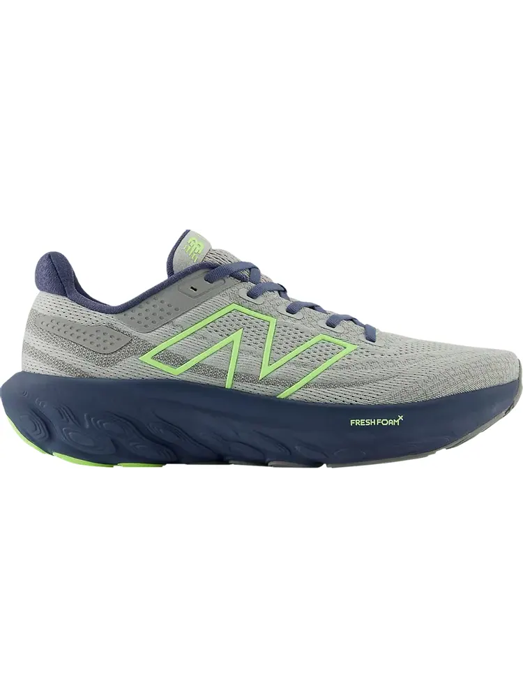 Кроссовки Fresh Foam X 1080v13 4E Wide 'Raincloud Indigo Lime' — изображение 1 из 1, серый