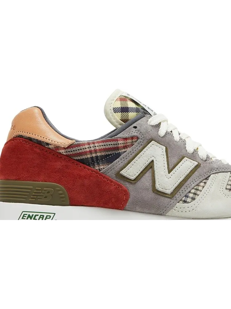 Кроссовки New Balance 1300 Made in USA 'Plaid Pack - Grey' — изображение 2 из 8, серый