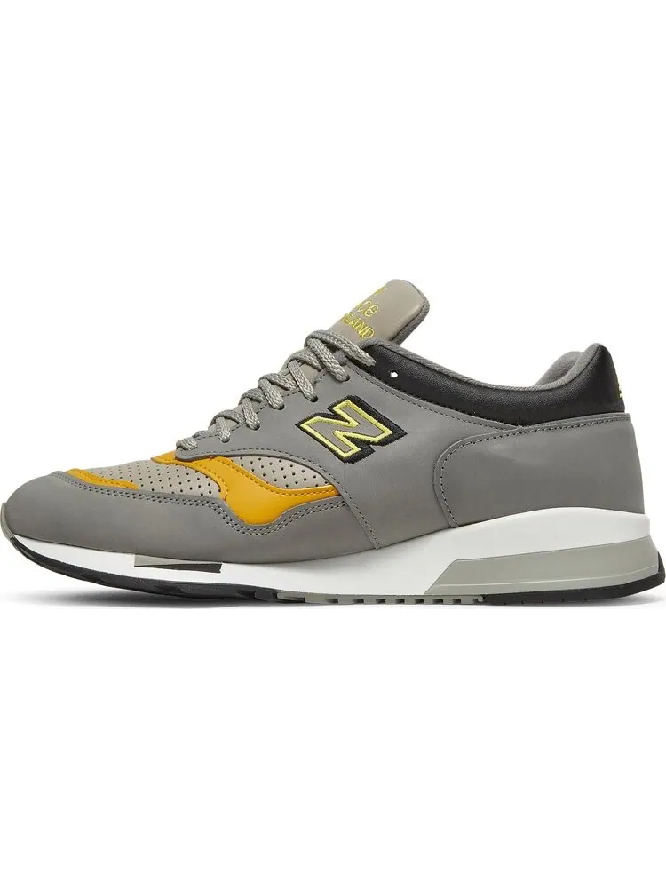 Кроссовки New Balance 1500 Made in England 'Grey Yellow' — изображение 3 из 8, серый