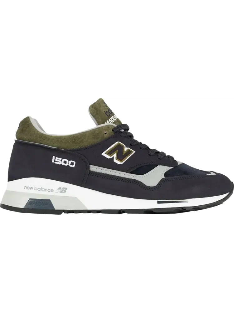 Кроссовки New Balance 1500 Made In England 'Navy Green' — изображение 1 из 1, синий
