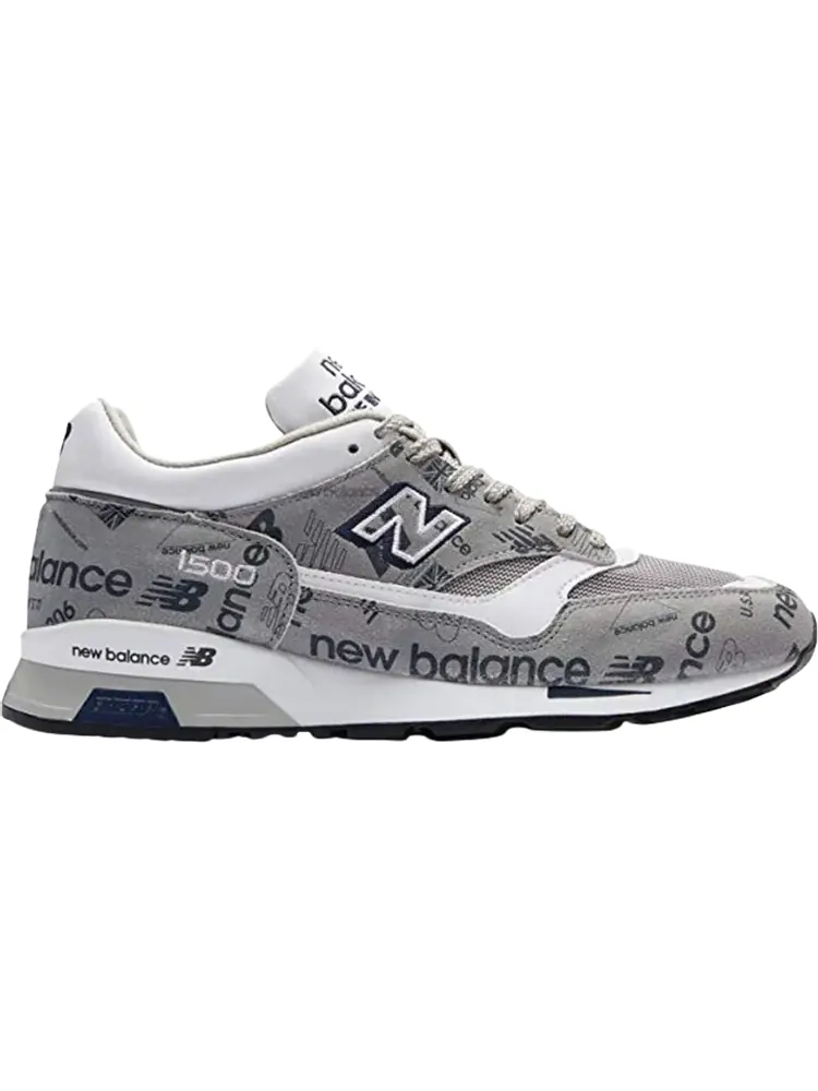Кроссовки New Balance 1500 Made In England 'Logos' — изображение 1 из 1, серый