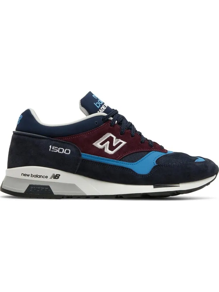 Кроссовки New Balance 1500 Made In England 'Navy Burgundy' — изображение 1 из 8, синий