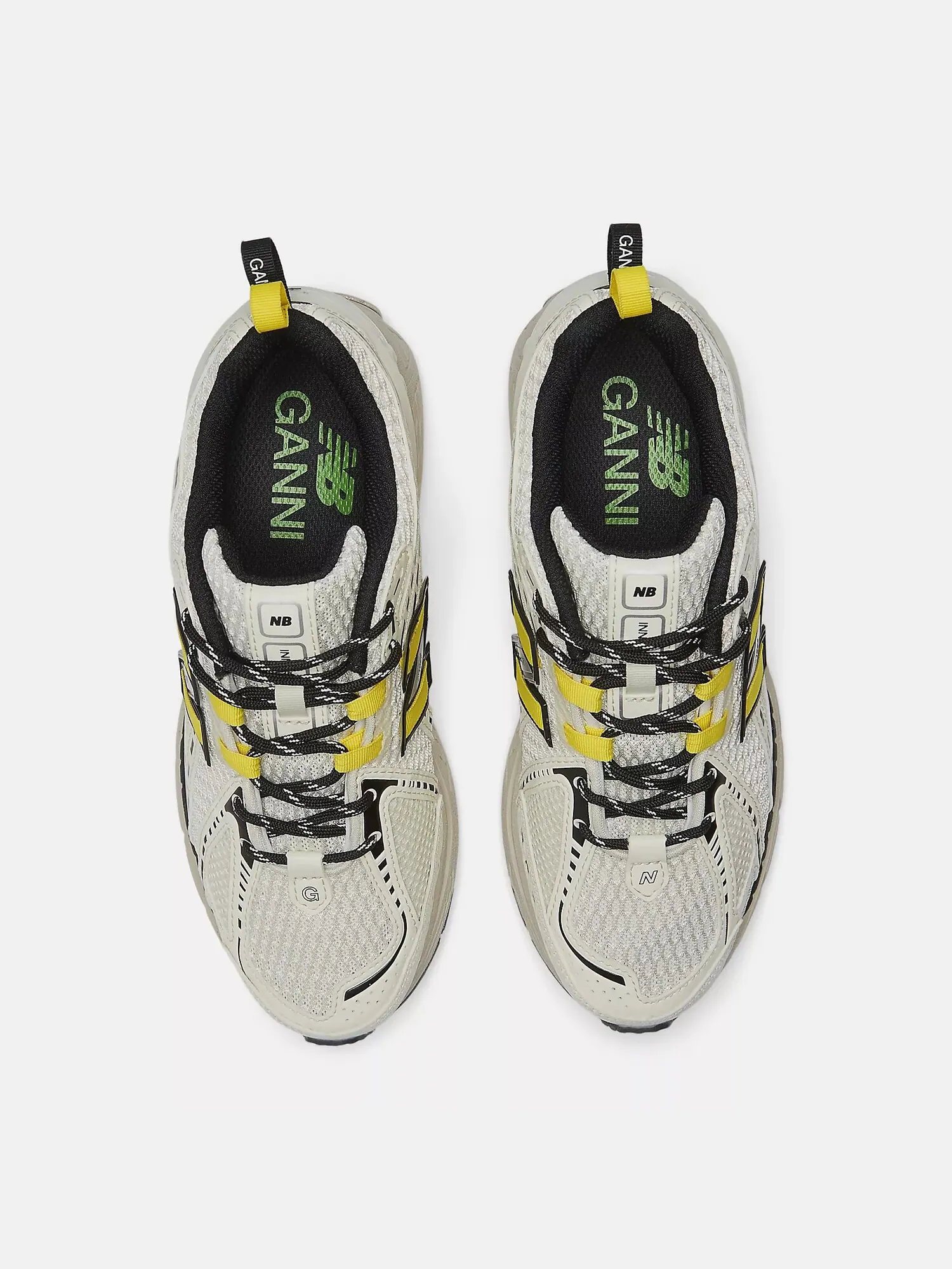 Кроссовки New Balance x GANNI 1906R — изображение 3 из 6, кремовый/черный